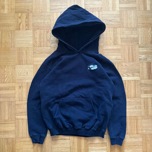 Vintage 80s Nike Embroidered logo Hoodie Size Medium Women